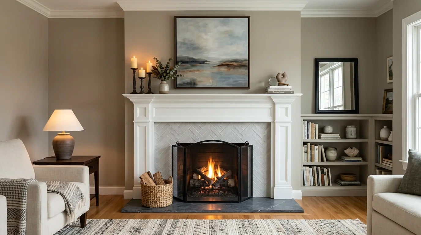 Choose a cohesive palette for the whole wall